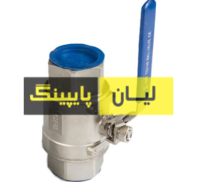شیر گازی استنلس استیل 1000 وگ ساکت ولد دو تیکه استنلس استیل 316 اروپایی
